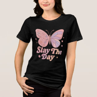 Retro Butterfly “Slay The Day” Art