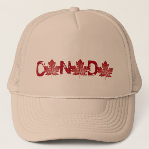 Retro Canadá Boné Souvenir Canadá Mapeia Bonés Fol