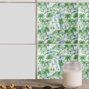 Retro Charleston Summer Pattern Monograma