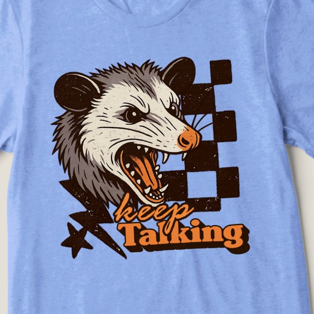 Retro Continue Falando Feral Possum: Animal Selvag (This keep talking feral possum design brings bold edgy humor to your day!
)