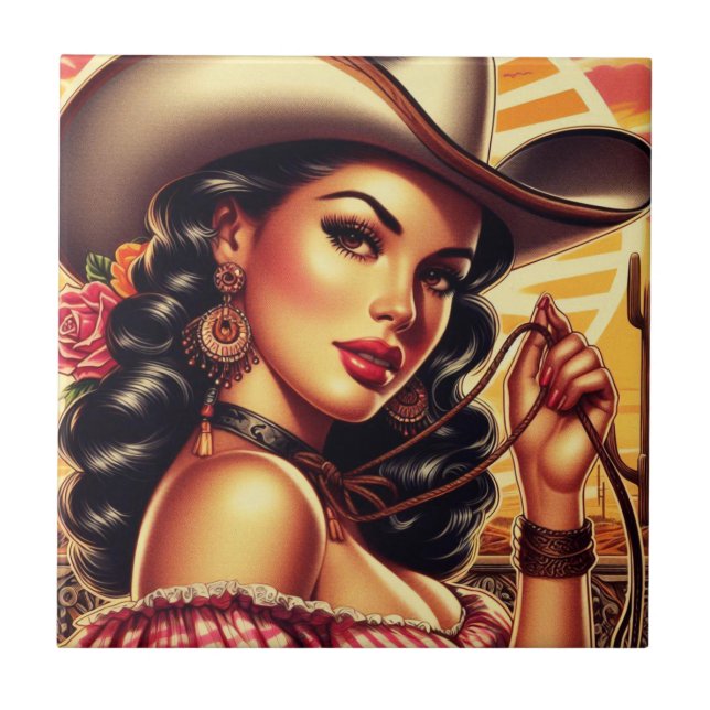Retro Cowgirl (Frente)