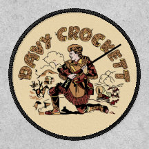 Retro Davy Crockett Patch
