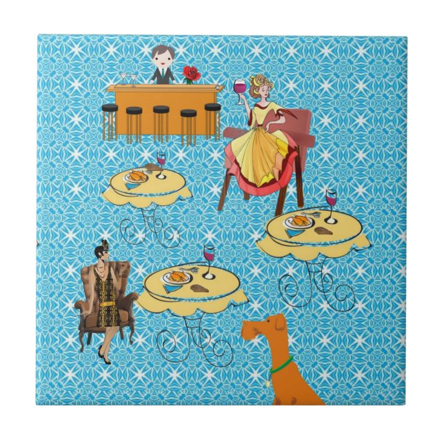 Retro de Azulejo cerâmico (Frente)