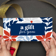 RETRO DE NATAL FLORES VERMELHAS DE PRATA AZUL ESPE