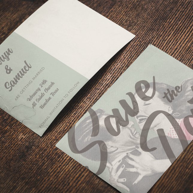 Retro divertido Salve o Modelo do Cartão-postal de (Criador carregado)