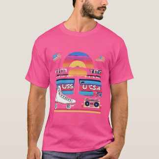 Retro EUA 80s, Camiseta Sunset