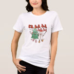 Retro Fa La Christmas Tree e Snowman Tri-Blen<br><div class="desc">Entre no espírito de Natal com esta camisa de Natal "Fa La La La", inspirada no retrô, com uma árvore festiva e um duo de boneco de neve. A ilustração do estilo vintage traz um encanto nostálgico, perfeito para aqueles que amam designs clássicos de Natal. Os personagens brincalhões e as...</div>