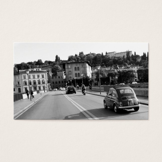 Retro Fiat 500 em Florença (Frente)