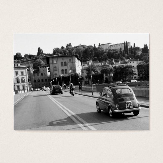 Retro Fiat 500 em Florença (Frente)