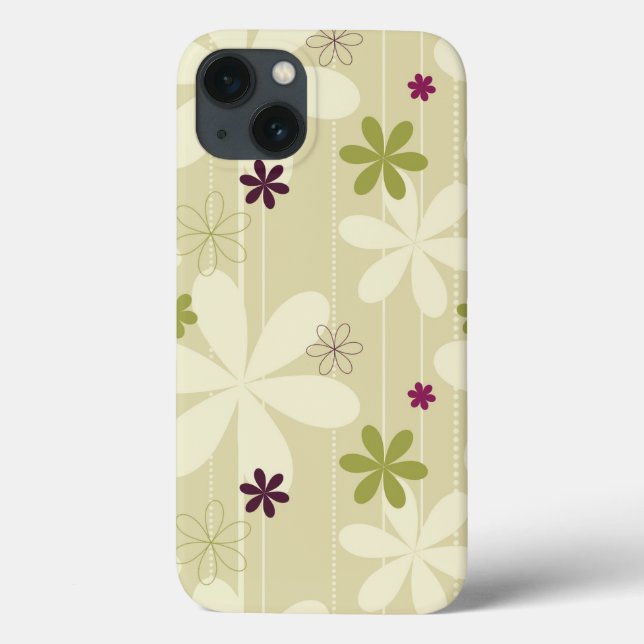Retro Floral Background (Verso)