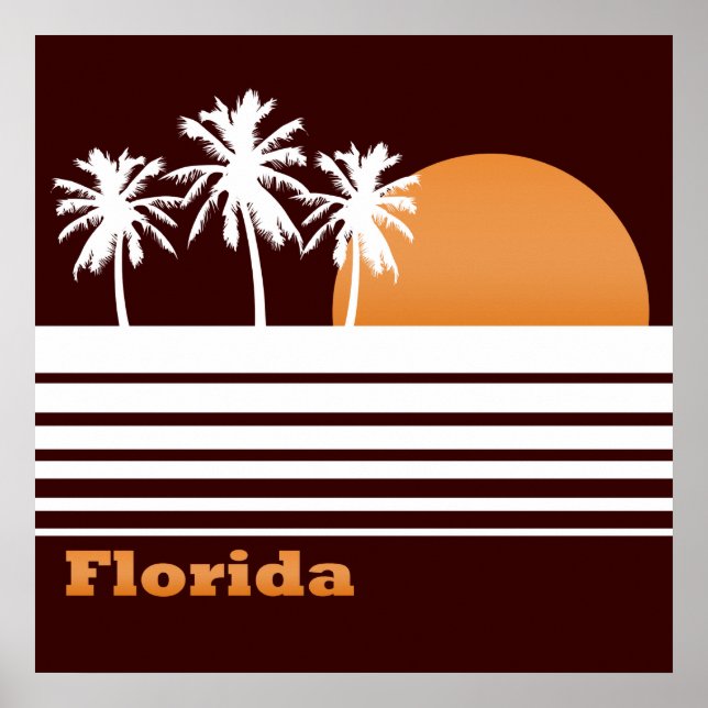 Retro Florida Poster (Frente)