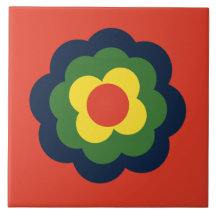 Retro Flower Flowers Blumen Muster 70er 70ies 70s