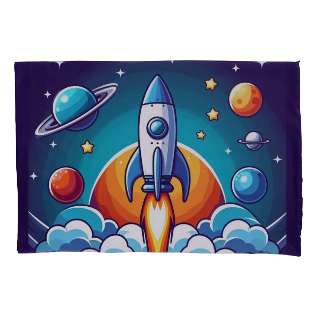 Retro, foguete espacial (Frente)