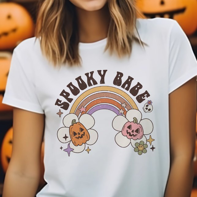 Retro Garota Assustadora Halloween (Criador carregado)