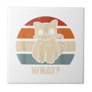 Retro Gato Faca O Que Meow Kitty Gatos Divertidos