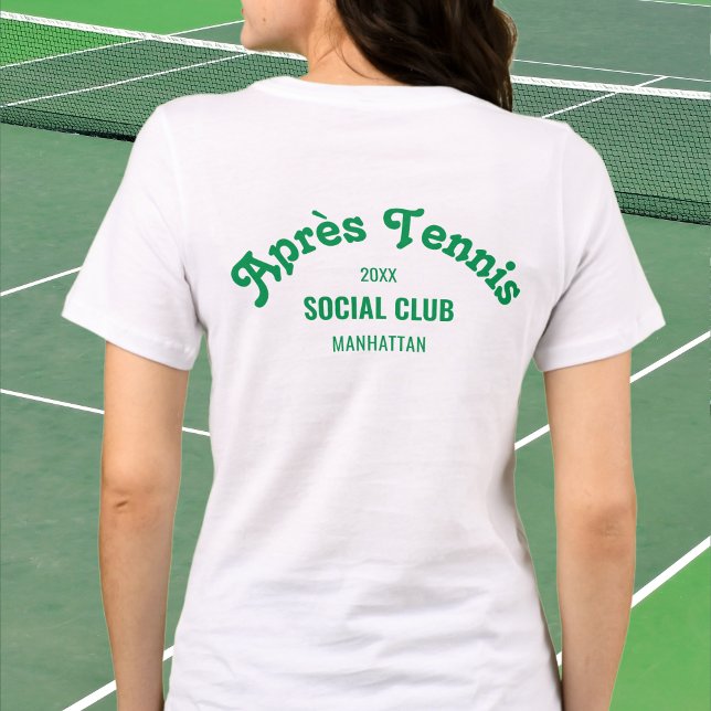 Retro Green Après Tennis Social Club Custom White (Criador carregado)