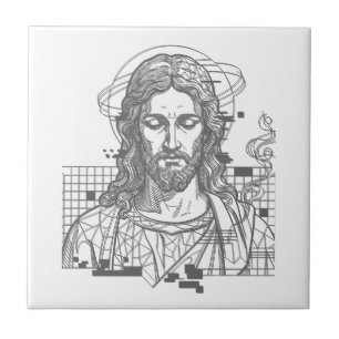 Retro Grid Jesus Rei dos Reis Apocalipse 19:16