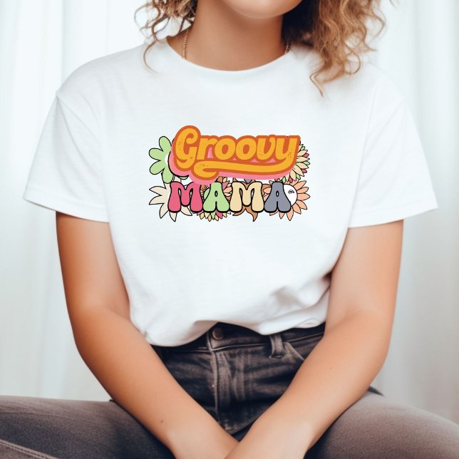 Retro Groovy Mamm Daisy Flower Matadouro (Criador carregado)
