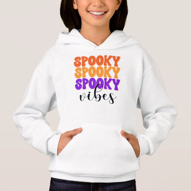 Retro Groovy Spooky Vibes Vintage Halloween (Frente)