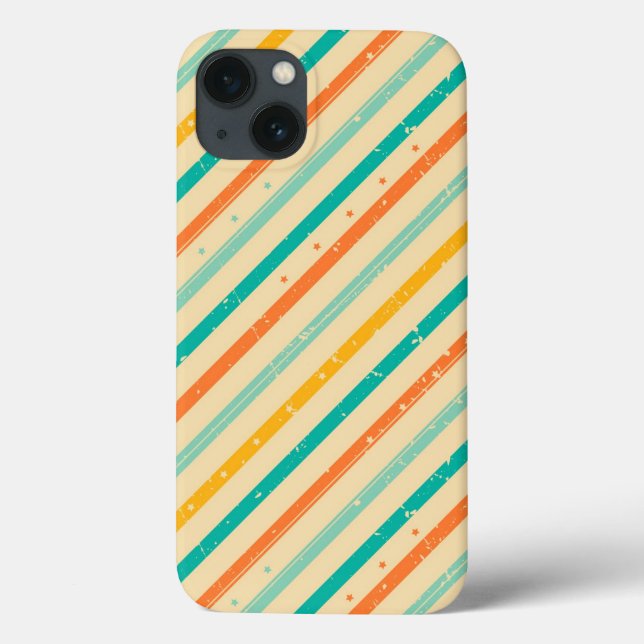 Retro grunge striped pattern (Verso)