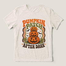 Retro Halloween Abóbora do Campo Depois do Escurec