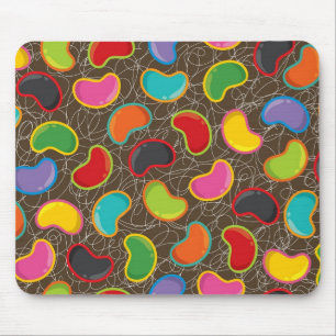 Retro Jellybeans Pop Mousepad Colorido