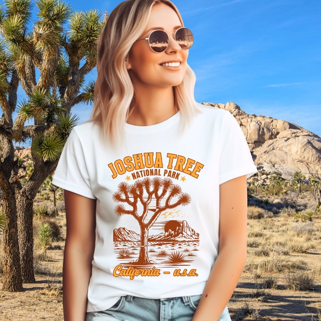 Retro Joshua Tree Illustration in Ochre Red (Criador carregado)