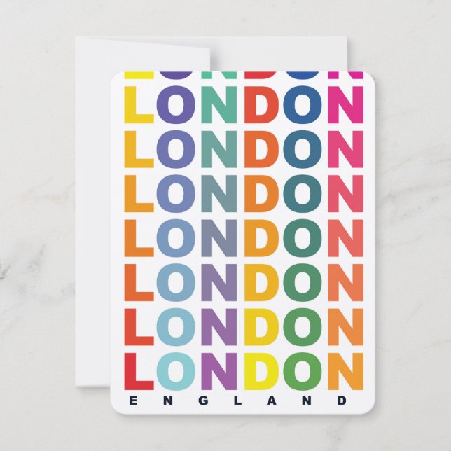 Retro London England poster (Frente)