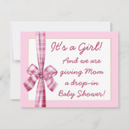 retro look chá de fraldas convite para uma garota