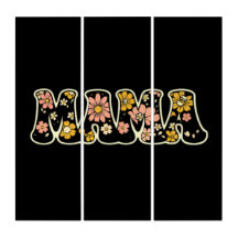 Retro Mamãe Floral Vintage Dia das Mães 2026