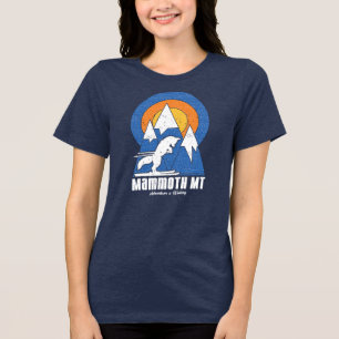 Retro Mammoth Mountain Ski White Fox T Shirt