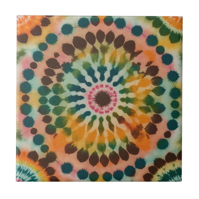 Retro Mandala Tie Dye (Frente)