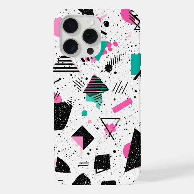 Retro Memphis Geometric Pattern (Verso)