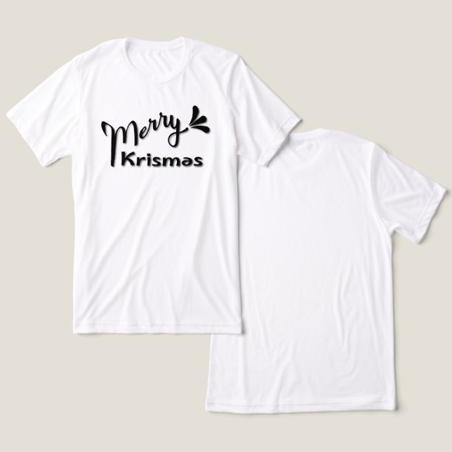 Retro Merry Christmas Style (Design Frente e Verso)