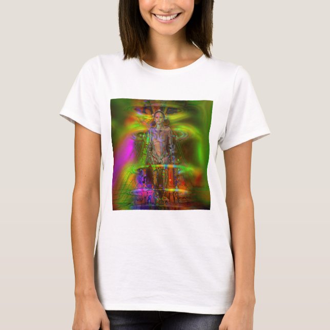 RETRO METROPOLIS NA CAMISA T (Frente)