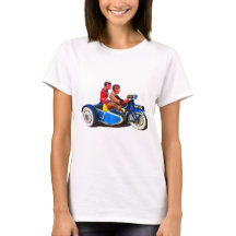 RETRO MOTOROCICLO FRANCÊS + CAMISA T SIDECAR