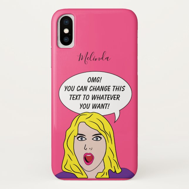 RETRO MULHER COM SUAS capas de telefone personaliz (Verso)