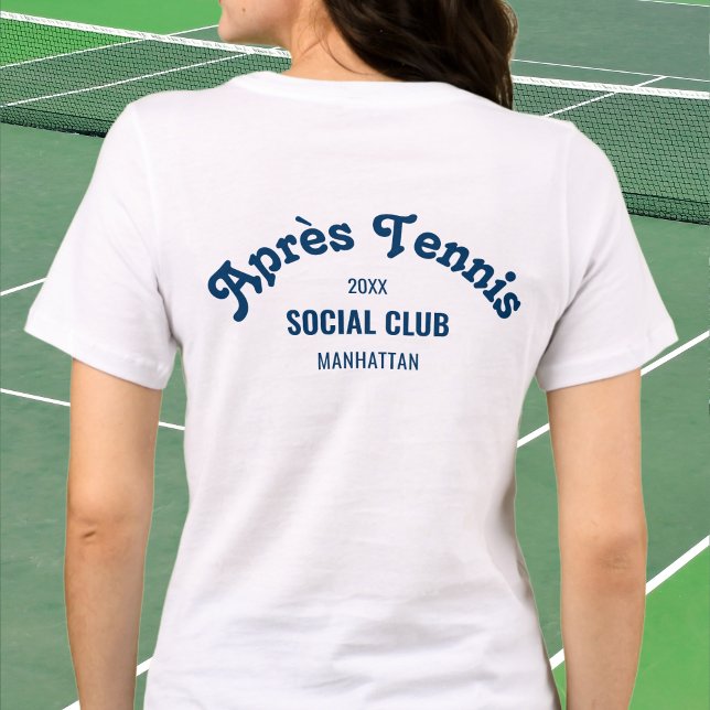 Retro Navy Après Tennis Social Club Custom White (Criador carregado)
