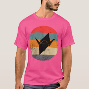Retro Origami Camisa Origami Japonês Dobrado