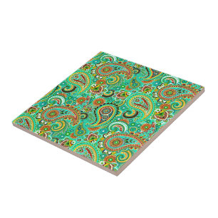 Retro Paisley Colorido 2a