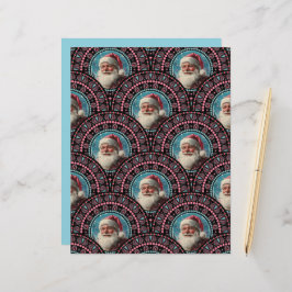 Retro Papais noeis Pinkmas Mandala Art Artesanato 