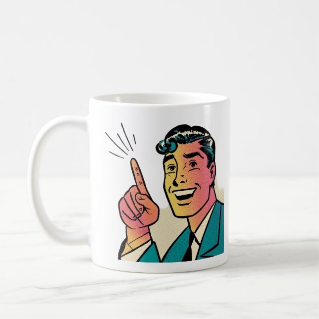 Retro Ponteiro de Caneca (Esquerda)