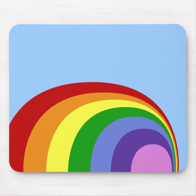 Retro Rainbow Mousepad (Frente)