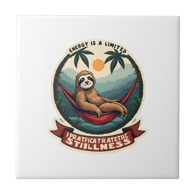 Retro Roller Sloth Vintage Skating Vector Art (Frente)