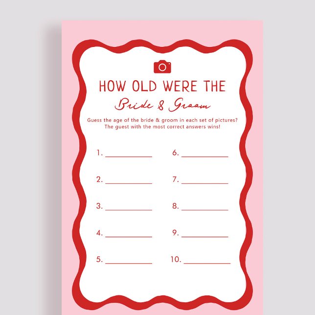 Retro Rosa Quantos Anos Tinham A Noiva E O Jogo De (Criador carregado)