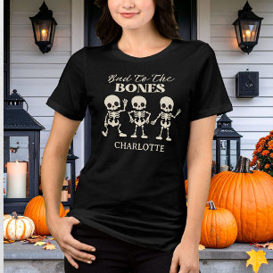 Retro Ruim até os Ossos Spooky Halloween