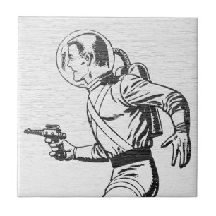 Retro Sci-Fi Astronauta