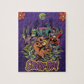 Retro Scooby-Doo e Gangue Assustador Quebra-Cabeça