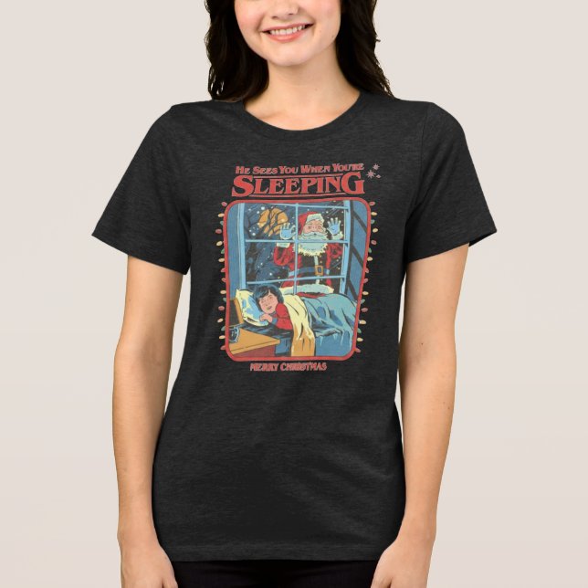 Retro Sleeping Comic Graphic Tee (Frente)