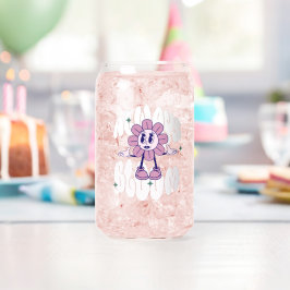 Retro Sunflower Cartoon Quote Pink